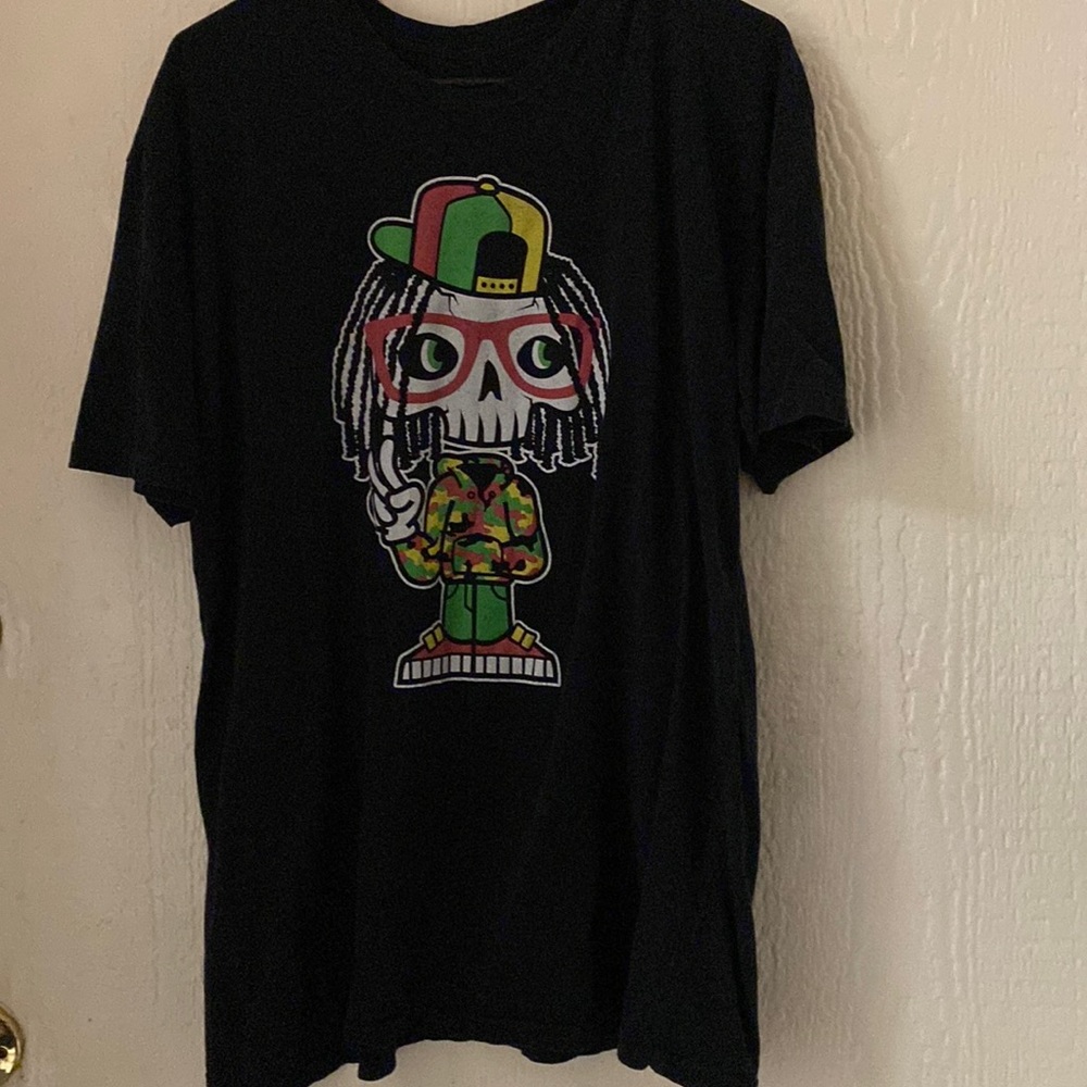 Modern Hero Black White Colorful Size XL tee Shirt